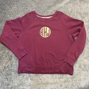 Champion Monogram Maroon Crewneck Sweatshirt Size L‎